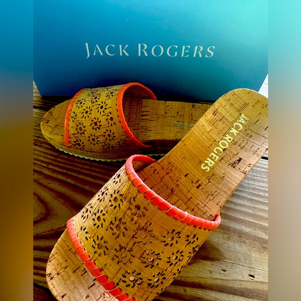Jack Rogers Cork Slide Size 7.5